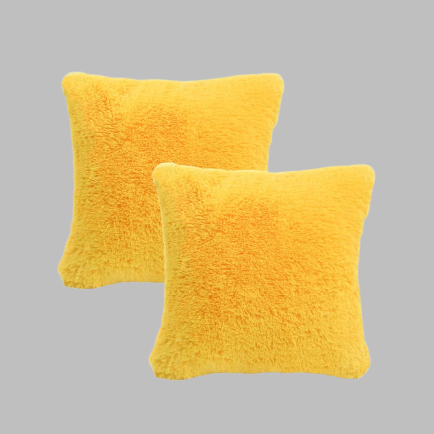 Cojines Peludos - Amarillos
