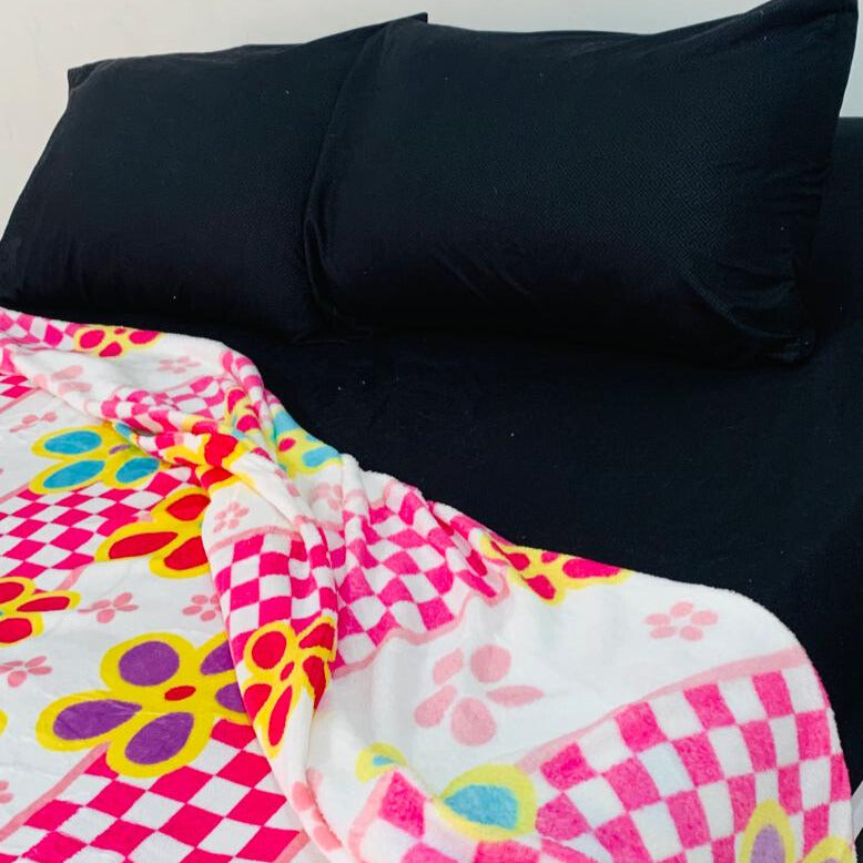 Cobija piel de durazno estampada - DC18