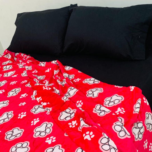 Cobija piel de durazno estampada - DC04