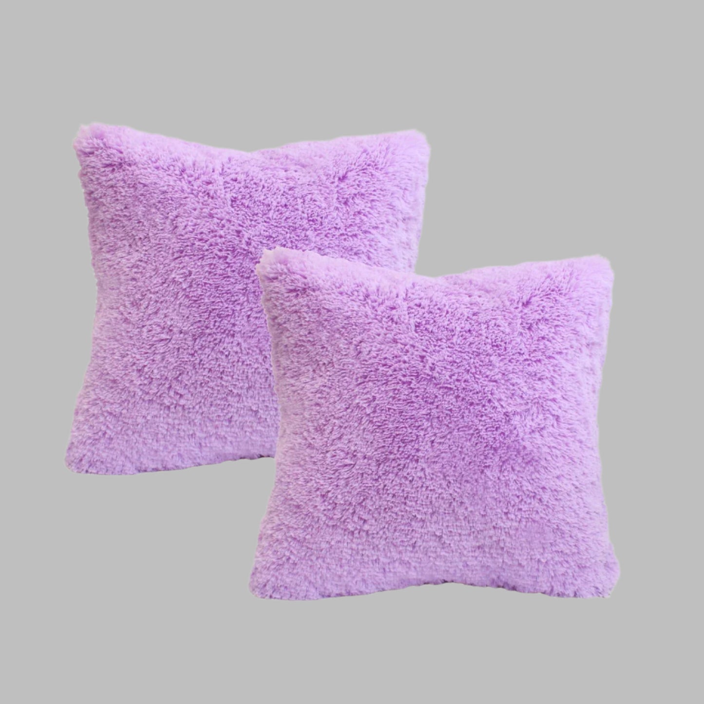 Cojines Peludos - Lila