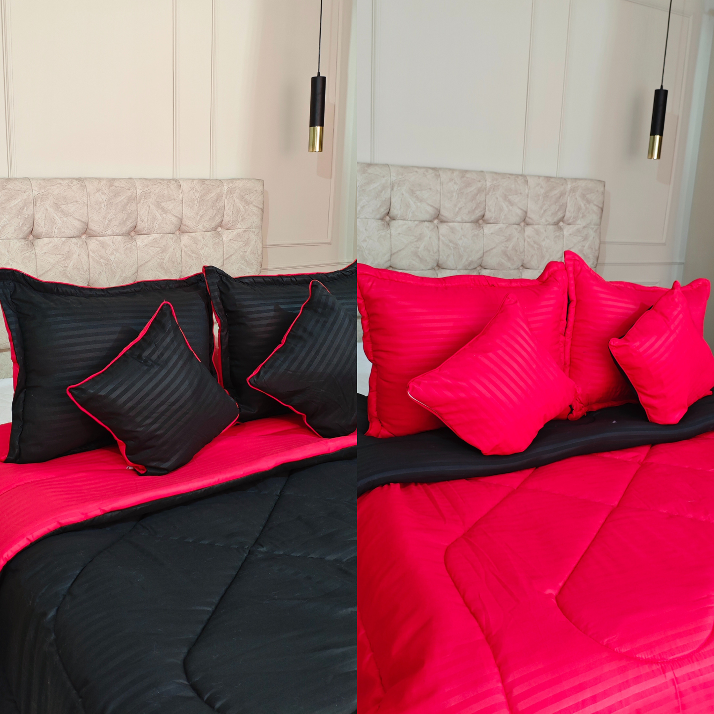 Plumón Acanalado TH Negro/Rojo