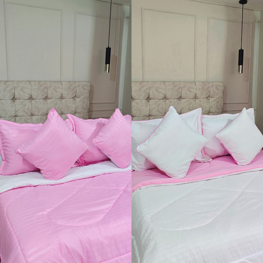 Plumón Acanalado TH Rosa chicle / Blanco