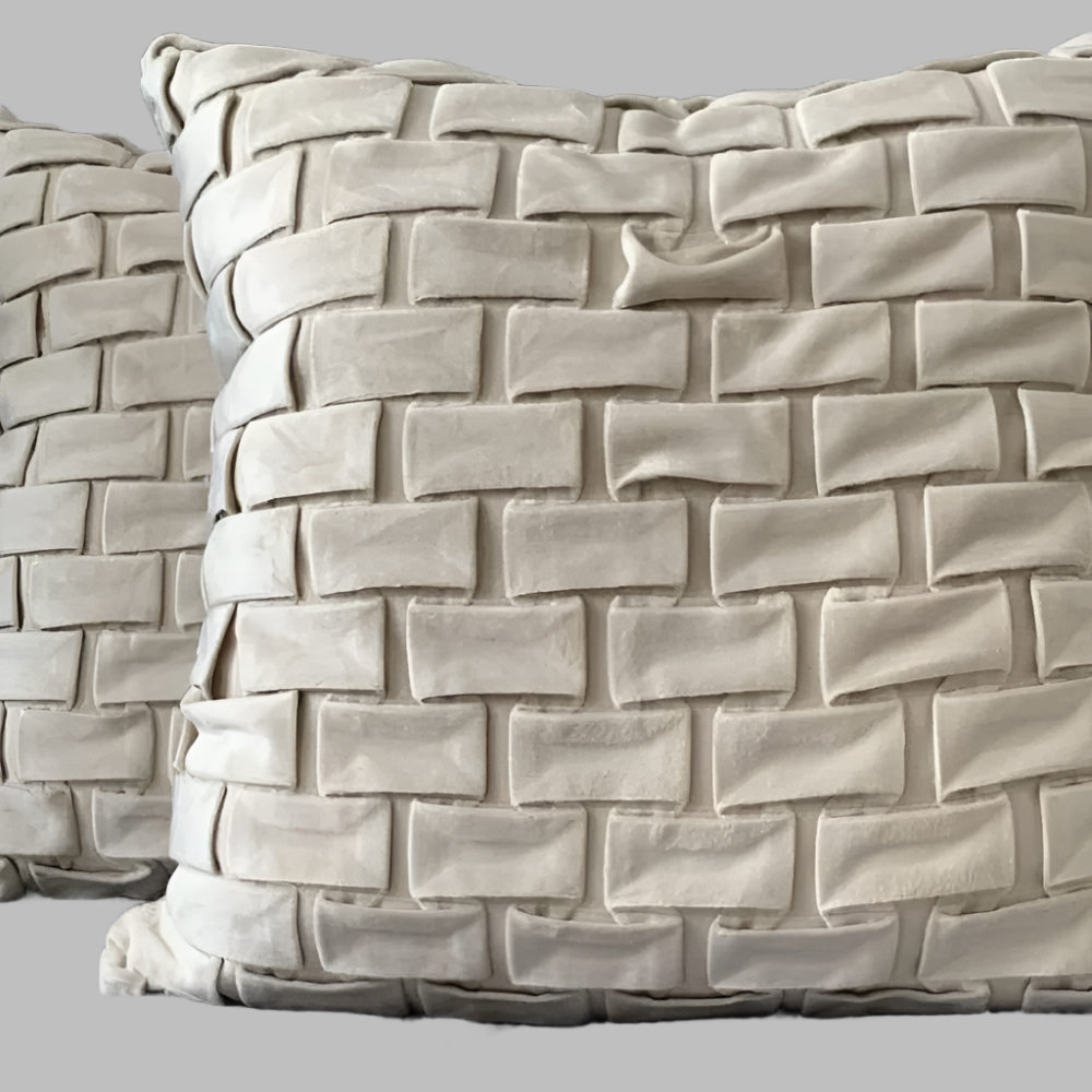 Cojines lisos Marfil