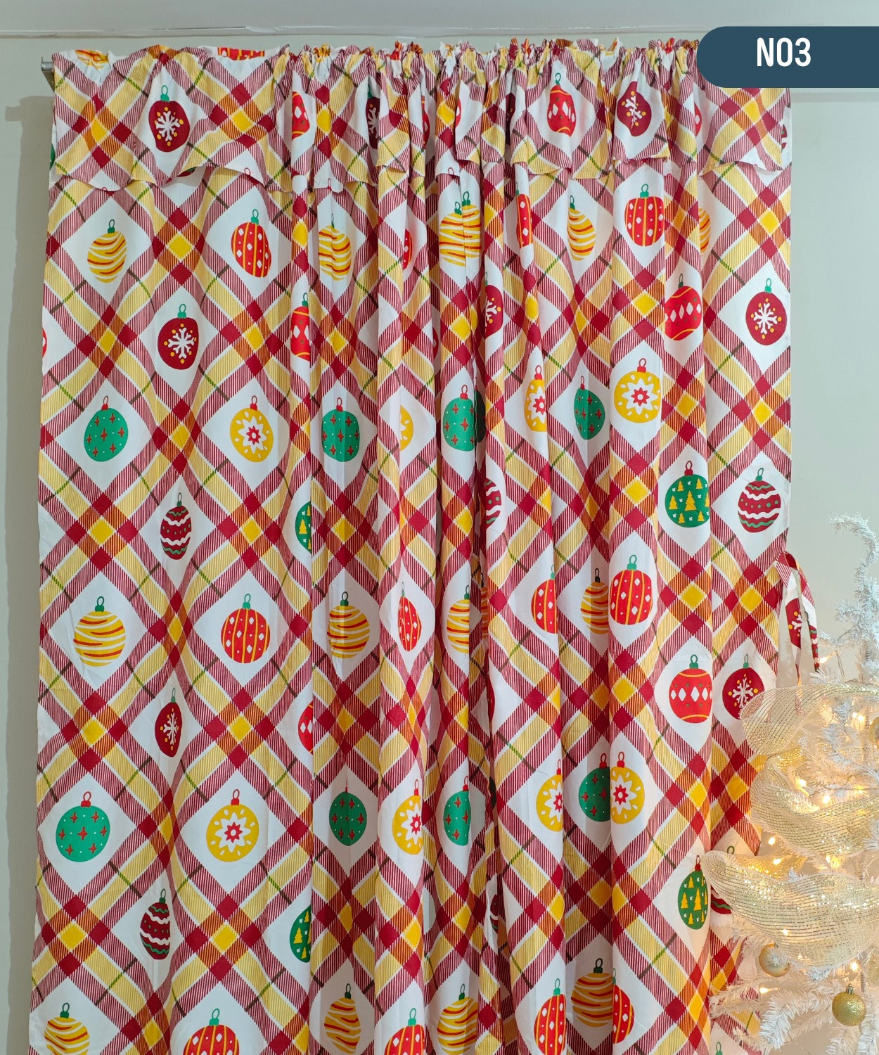 Cortina Yacard Navideña