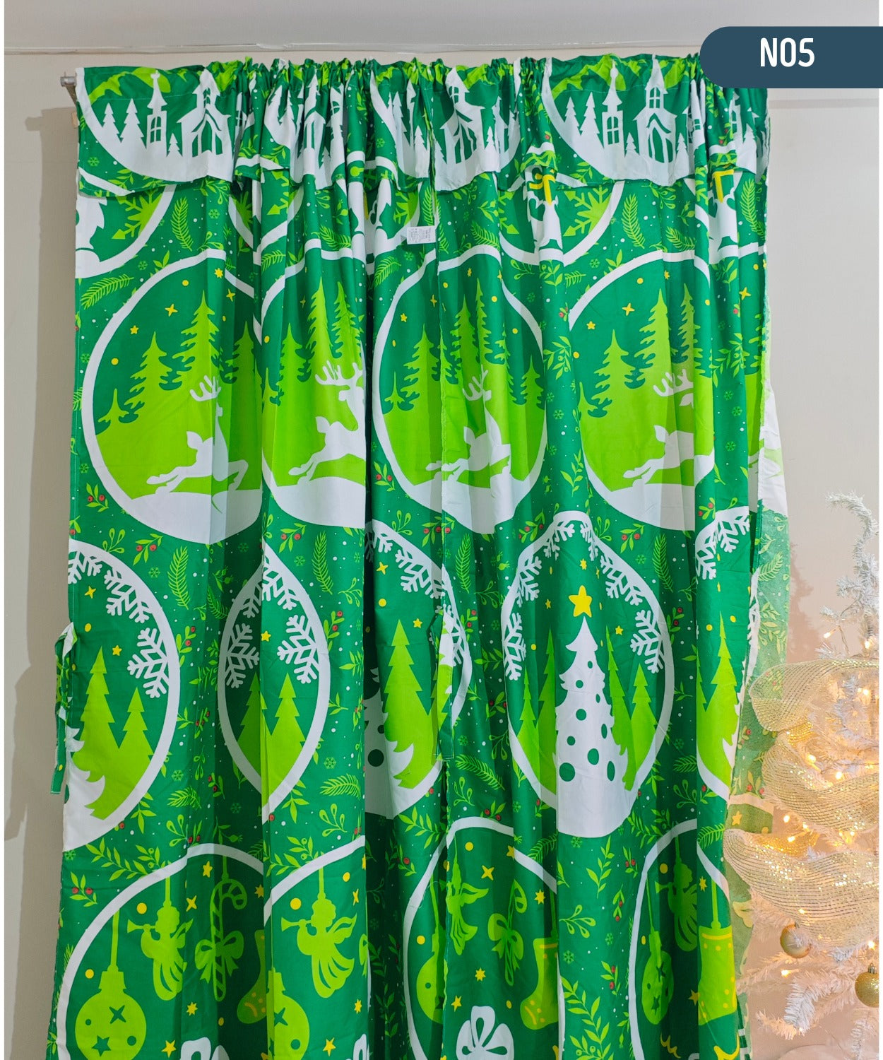 Cortina Yacard Navideña