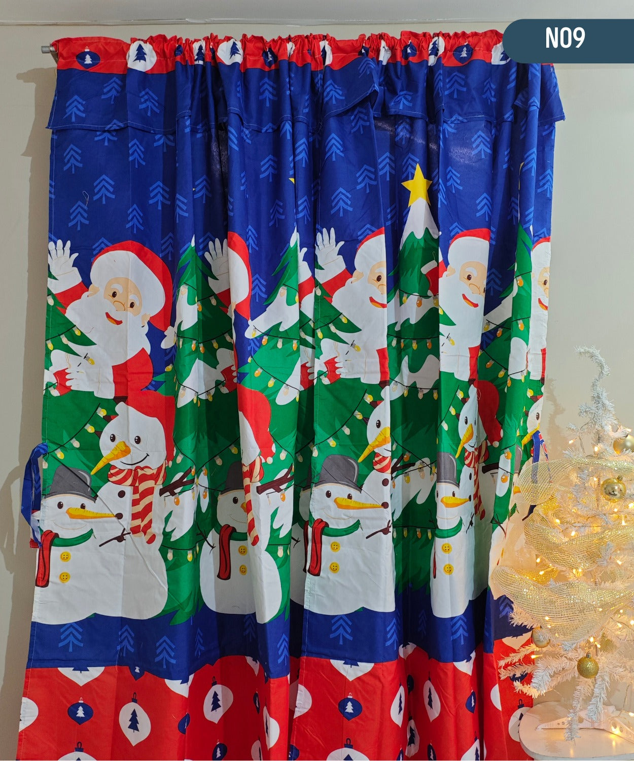 Cortina Yacard Navideña