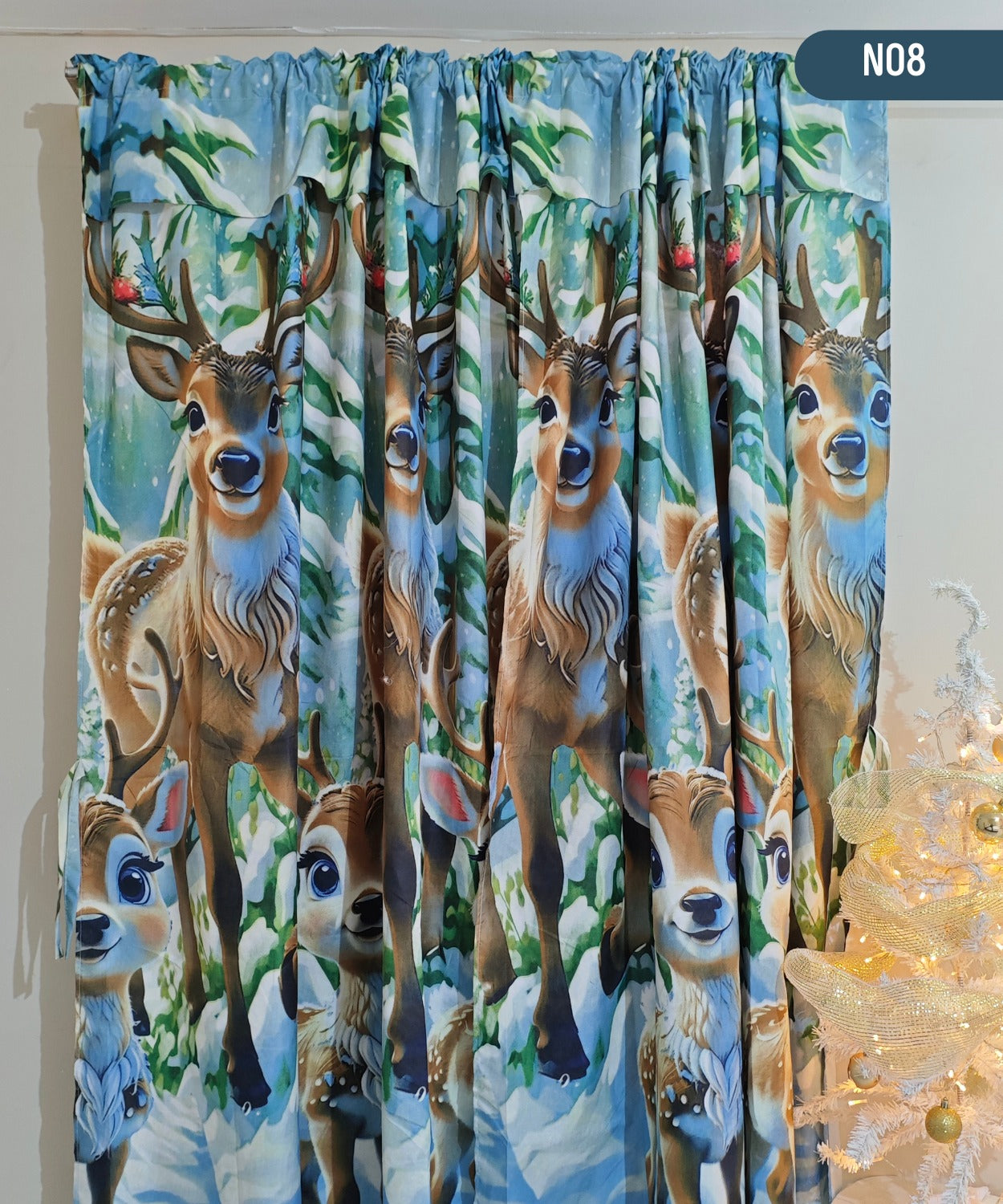 Cortina Yacard Navideña