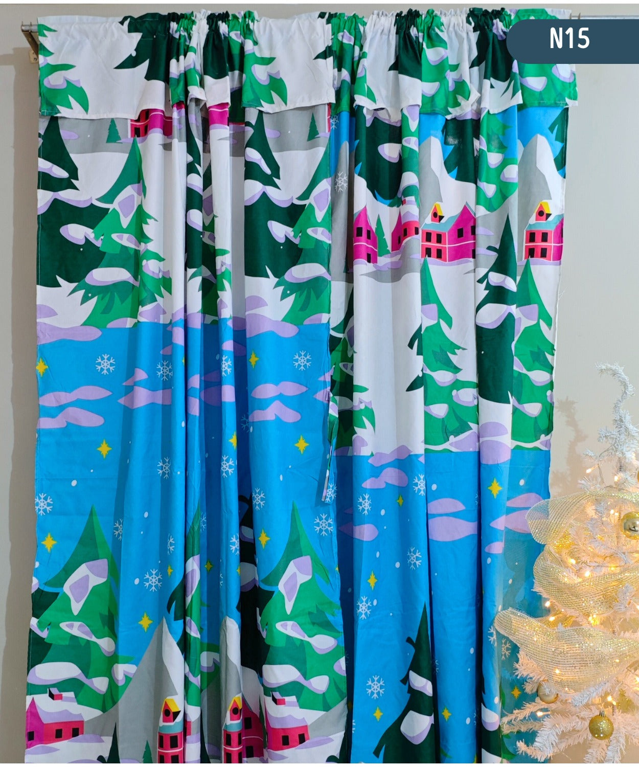 Cortina Yacard Navideña