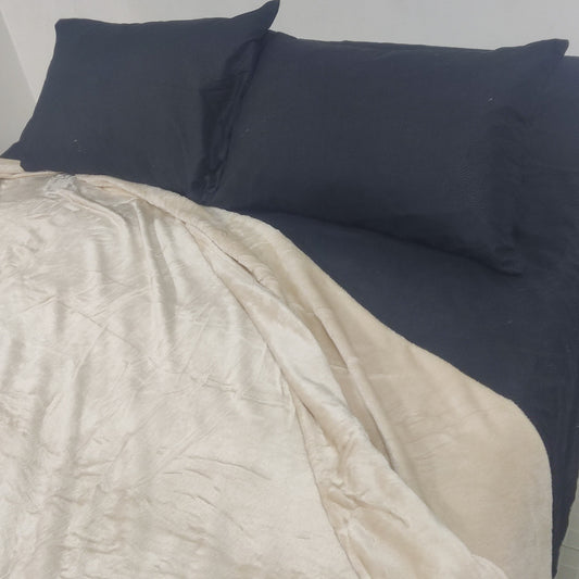 Cobija piel de durazno - Beige