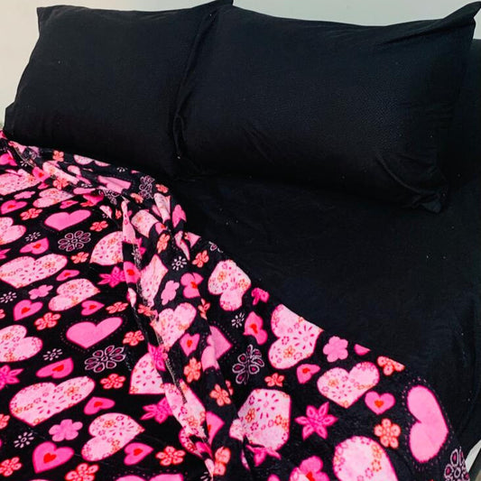 Cobija piel de durazno estampada - DC11